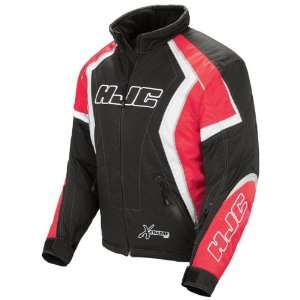 HJC Black/Red Extreme Jacket extreme:  Sports & Outdoors