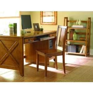  481 Series Counter Style Writing Desk Set in Oak Finish 