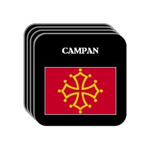  Midi Pyrenees   CAMPAN Set of 4 Mini Mousepad Coasters 