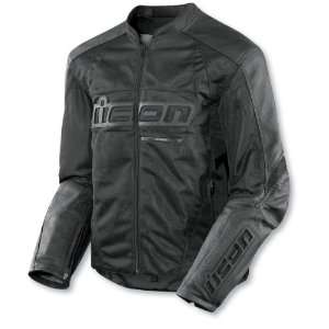 Icon ARC Mesh Jacket , Color Stealth, Size Md, Gender Mens XF2820 
