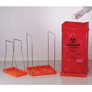  Clavies Biohazard Bag Holder,Large, Qty of 2 Health 
