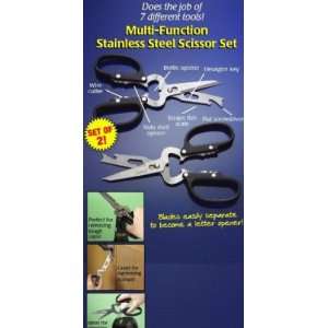    Multi Function Scissors (12 in 1)  Set of 3: Office Products