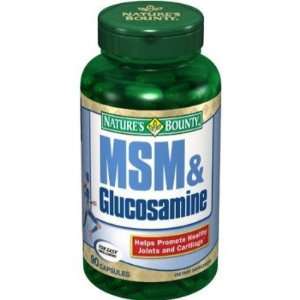  Natures Bounty  MSM Glucosamine, 90 capsules: Health 