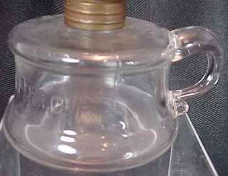 Vintage Miniature Little Butter Cup Fingerhold Lamp  