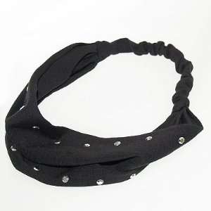  Candies® Rhinestone Headwrap, in Black Beauty