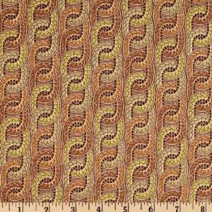   Textured Chain Stripe Brown Fabric By The Yard: Arts, Crafts & Sewing