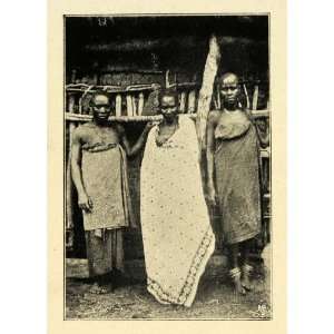  1907 Print Usagara Queen Congo Africa Tribal Royalty Cannibals 