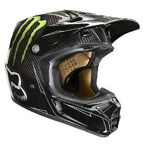  2011 Fox V3 Motocross Helmet RC Monster Replica: Sports 