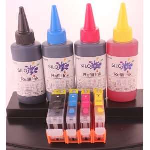 Silo Ink Refillable Ink Cartridges Compatible With Canon BCI 3, BCI 6 