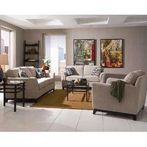   Chenille Upholstery Sofa, Loveseat, and Armchair set: Home & Kitchen