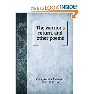   return, and other poems, Amelia Alderson Opie  Books