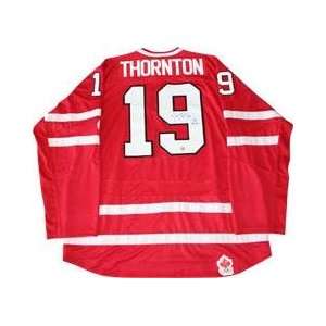  Joe Thornton Signed Uniform   Replica   Autographed NHL 