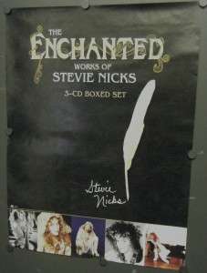 STEVIE NICKS DOUBLE SIDED PROMO POSTER ENCHANTED 3 CD BOXED SET 1998 