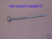 50) CABINET INSTALLATION SCREWS 3 INCH #10  