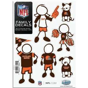     Cleveland Browns NFL Family Car Decal Set (Small): Everything Else