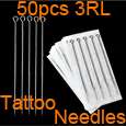 50 PCS Sterilize Tattoo Needles 7 Round Liner 7RL 7 RL  