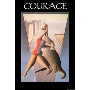    Paper poster printed on 20 x 30 stock. Courage: Home & Kitchen