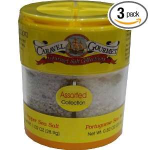 Caravel Gourmet Sea Salt Multichamber, Assorted, 6.4 Ounce (Pack of 3 
