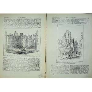   1882 Ruins Parliament Great Fire Market Close: Home & Kitchen