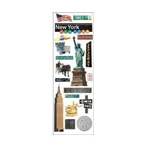   Paper House Rub On Glitter New York City RUBGL 8; 3 Items/Order: Home