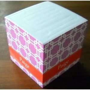  personalized sticky note cubes links pattern: Toys & Games