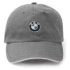 BMW Classic Logo Roundel Twill Cap Hat OEM New Gray