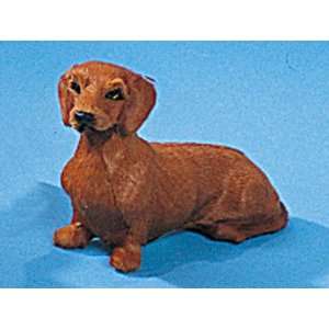  5 Dachshund Dog Furry Animal Figurine: Toys & Games