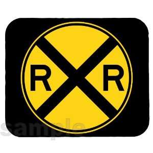  Advance Railroad Crossing Sign Mouse Pad: Everything Else