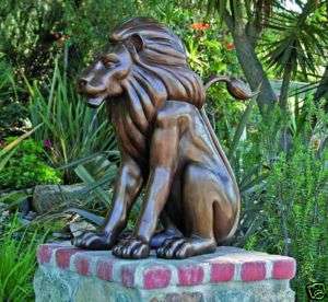 26 Bronze Contemporary Lion Statue Sculpture Yard Art  