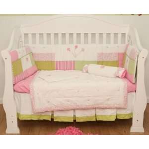  Carolina (Rose & Green) Crib Bedding Baby