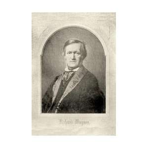  Richard Wagner 12x18 Giclee on canvas