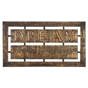   39402 Dream Metal Wall Decor Sculpture New Top Seller: Home & Kitchen