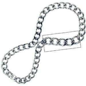     Inox Jewelry Curb Chain 316L Stainless Steel Necklace: Jewelry