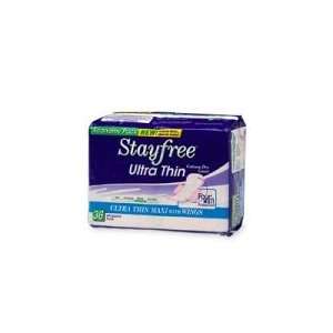 Stayfree Ultra Thin Regular with Wings, Heavy Protection, Economy Pack 