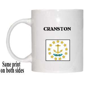  US State Flag   CRANSTON, Rhode Island (RI) Mug 