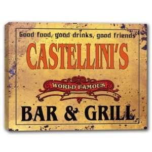  CASTELLINIS Family Name World Famous Bar & Grill 