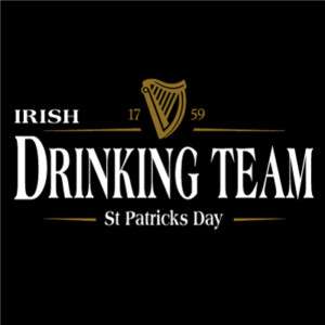 IRISH DRINKING TEAM St Patricks Day Ireland T Shirt Sm  