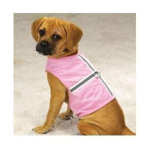   Pink Reflective Mesh Sport Vest Dog Harness Medium