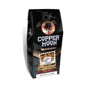 Copper Moon Hazelnut Coffee, Whole Bean, 12 Ounce Bag  