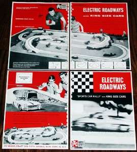 Vintage 1963 ITC Electric Roadways SLOT CAR Dealer CATALOG Pages 