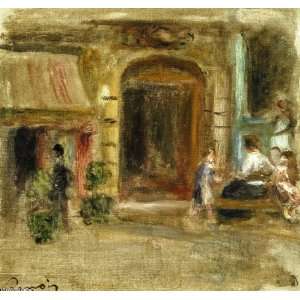   paintings   Pierre Auguste Renoir   24 x 22 inches   Rue Caulaincourt