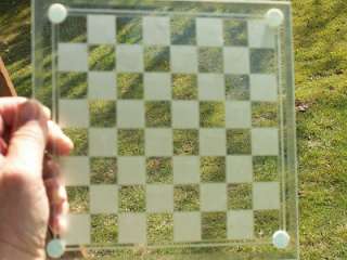 New Glass Chess set kings game   