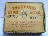Vintage Pflueger Sproat Fish Hooks Box  