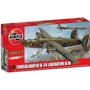   72 Consolidated B24 Liberator B VI Heavy Bomber Kit: Toys & Games