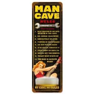  Man Cave Rules Sign: Everything Else