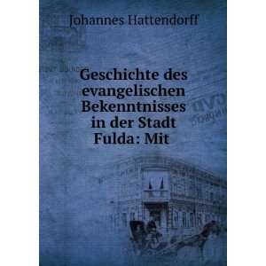   in der Stadt Fulda Mit . Johannes Hattendorff  Books