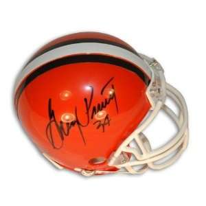  Greg Pruitt Autographed Cleveland Browns Mini Helmet 