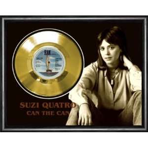  Suzi Quatro Can The Can Framed Gold Record A3 Musical 