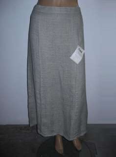 FLAX LINEN ARTSY SPLAYING STYLE SKIRT CHOOSE COLOR & Sz  