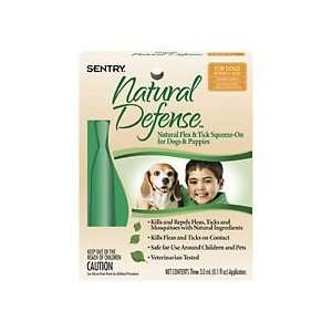  Sentry Natural Defense Flea & Tick Squeeze On for Dogs 